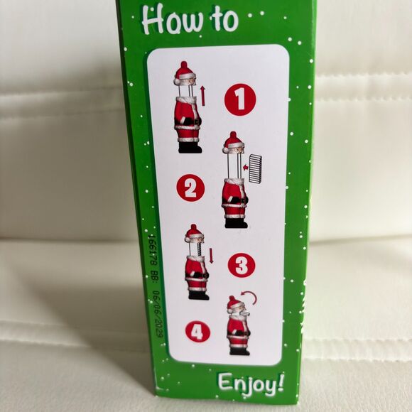 PEZ Limited Edition Santa Ornament Dispenser w/ PEZ Candy Stocking Stuffer - Picture 3 of 4